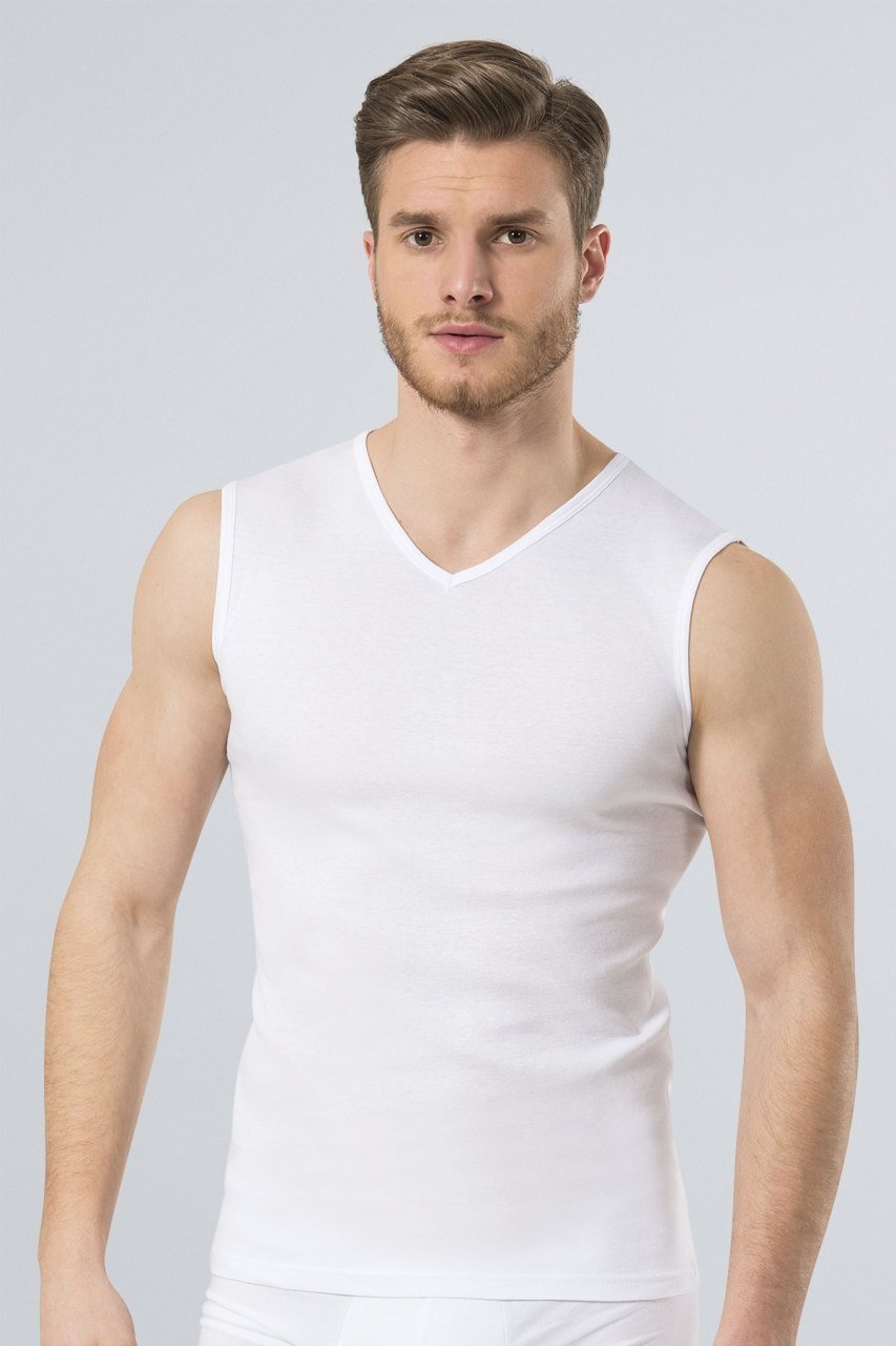 Ribana V yaka Erkek Atlet Türen 158 - Beyaz