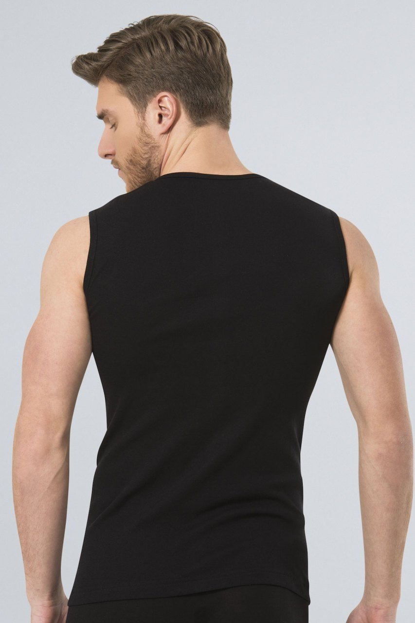 Ribana V Yaka Erkek Atlet Türen 158 - Siyah