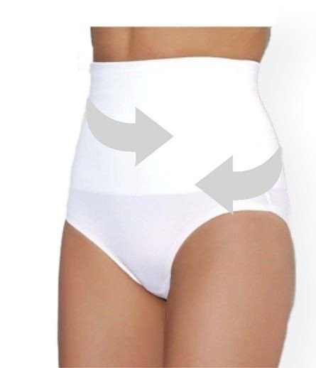 Dikişsiz Yüksek Bel Toparlayıcı Külot wo&gi 4005 - Beyaz