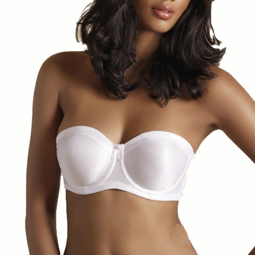 Minimizer Desteksiz Straplez Sütyen Yeni İnci 1680 - Beyaz