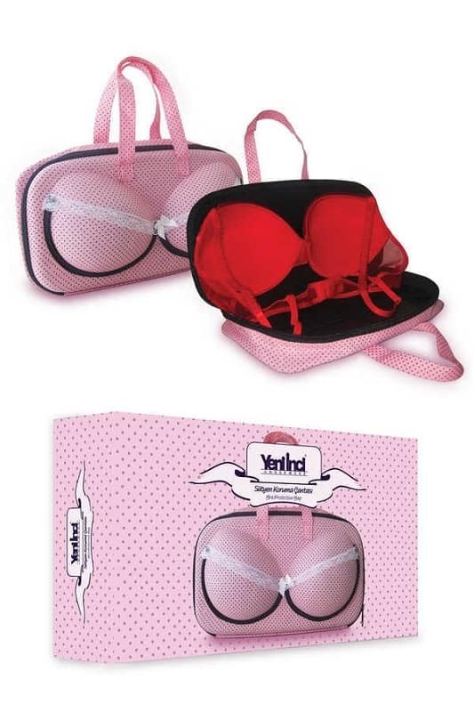 Leopar Desenli Sütyen Koruma Çantası Yeni İnci 00095 - Görsel