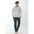 Erkek Uzun Kollu Pijama Takım 12004-A Öztaş