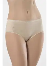 Pamuklu Düz Lastikli Slip Külot 2'li Paket Türen 234