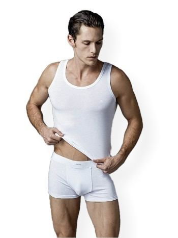 Pamuklu Beyaz Somon Atlet Boxer Takım Eros 104