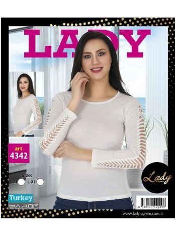 Ten Renkli Nefes Alan Bluz Lady 4342