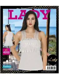 Nefes Alabilir Ten Renkli Bluz Lady 4353