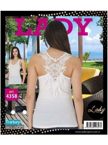 Hafif Ten Renkli Bluz Lady 4358