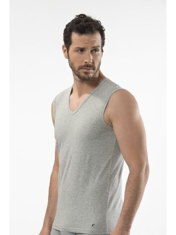 V Yaka Ribana Kesim Erkek Atlet Cacharel 1304