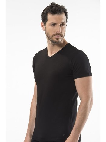 Pamuklu V Yaka Erkek Atlet Cacharel 1402