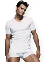 Ribana Kesim Pamuklu T-Shirt Çift Kaplan 640
