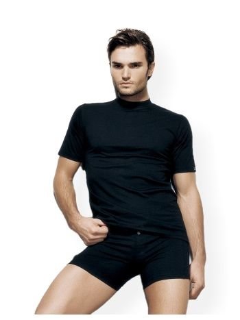 Pamuklu Esnek Amerikan Yaka T-Shirt Çift Kaplan 930