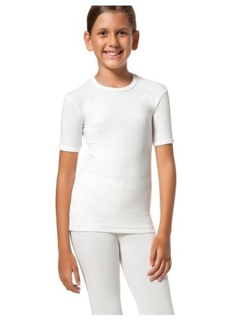 Pamuklu Viloft Termal Çocuk Fanila Çift Kaplan 1020