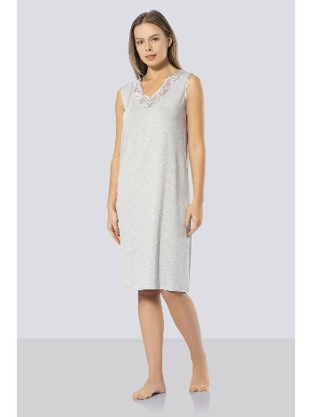 Dantelli V Yaka Kadın Gecelik Türen 3285