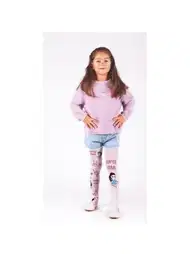 Yüksek Pamuklu Kaydırmaz Taban Çocuk Külotlu Çorap Daymod 2125118