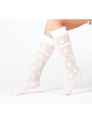 Pamuklu Kaydırmaz Taban Çocuk Diz Altı Çorap Daymod 2222007