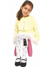 Yüksek Pamuklu Çocuk Külotlu Çorap Daymod 2125081