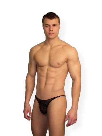 Baskılı Pamuk ve Lycra Karışımı String Doreanse 1366