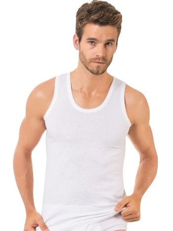 Bambu Koton V Yaka Erkek Atlet Öztaş 1930