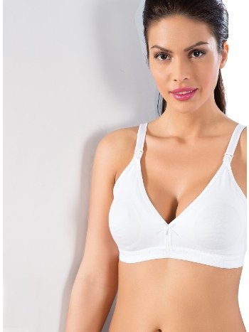 Pamuklu Astar ve Tek Elle Açılan Klips Emzirme Sütyeni Lüx DRM 1117