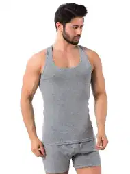 Pamuklu Kısa Kol Sporcu Atlet Lüx DRM 1008