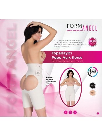 Yüksek Bel Kademeli Kompresyon Korse Form Angel 5000