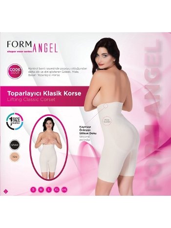 Dikişsiz Yüksek Bel Toparlayıcı Korse Form Angel 5001