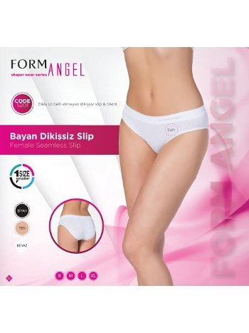 Dikişsiz Pamuklu Slip Külot Form Angel 5201