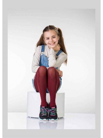 Yüksek Pamuklu Kaydırmaz Çocuk Külotlu Çorap Italiana 0821