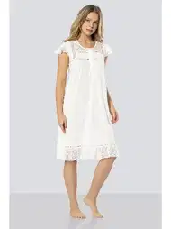 Viskon Polyester Kadın Gecelik Türen 3284
