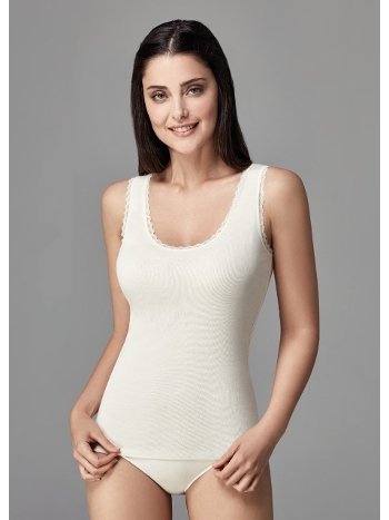 Pamuklu Dikişli Atlet 2'li Kadın Dagi 5010