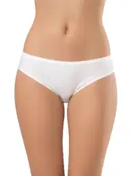 Penye Ağlı Düz Lastikli Bikini Külot Erdem 2504