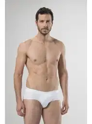 Kemerli Pamuklu Slip Beyaz Cacharel 1104