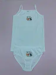 Pamuklu Esnek Lastikli Kız Çocuk Külot Takımı Öztaş 4099