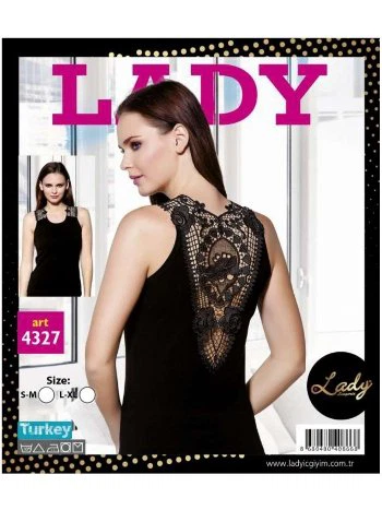Geniş Askılı Pamuklu Kadın Atlet Lady 4327 - 2
