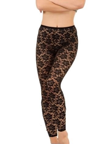 Yüksek Bel Dantel Detaylı Tayt Lady 2700