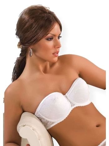Dantel Detaylı Destekli Yarım Kap Sütyen Le Jardin 7000