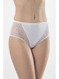 İp Detaylı Dantelli String Külot Beyaz Türen 279