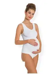Dikişsiz Kalın Askılı Hamile Atlet Siyah Miss Fit 1636