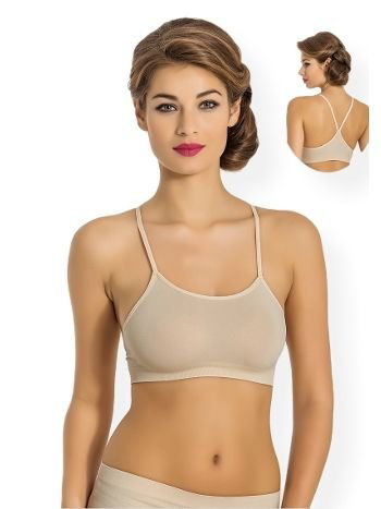 Dikişsiz İnce Askılı Sporcu Büstiyer Miss Fit 1505