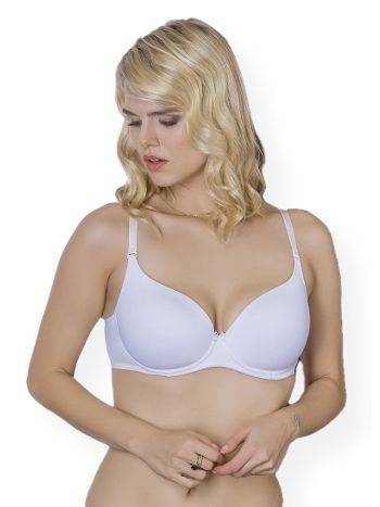 Destekli Push-Up Sütyen Siyah Moonlight 2384