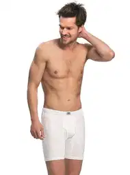 Modal Pamuklu Esnek Bel Lastiği Erkek Boxer NBB 721