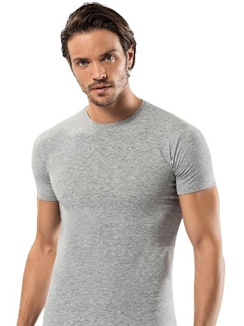 Pamuk Elastan Sıfır Vaka Erkek Atlet Siyah Gri Beyaz Erdem 1122