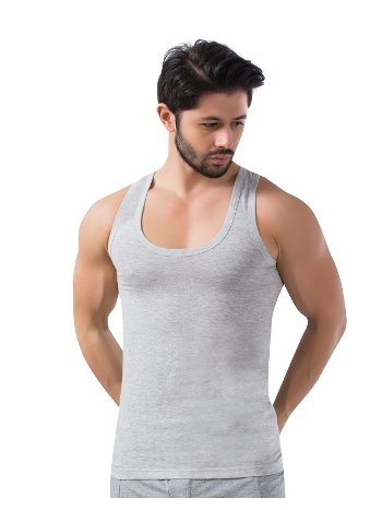 Pamuklu Elastan Kısa Kol Erkek Atlet Lüx DRM 155