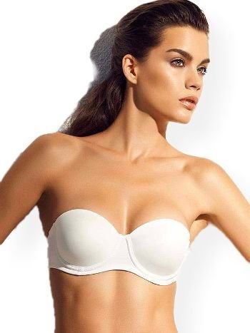 Pierre Cardin Carine Straplez Push Up Destekli Askısız Tek Sütyen 6025