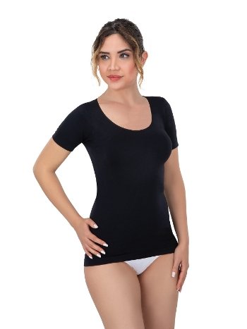 Dikişsiz Yarım Kol Atlet Pamuklu Emay 5004