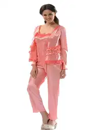 Saten Likralı 2'li Set Sistina 1413