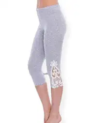 Yüksek Bel Pamuklu Esnek Tayt Lady 8133