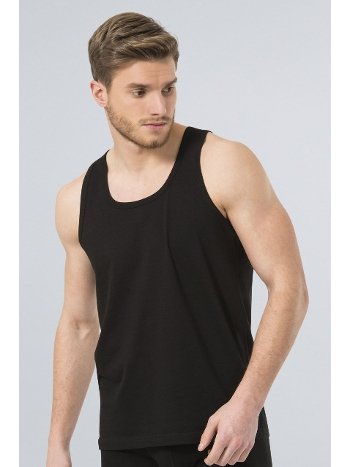 Bantlı Siyah Atlet 2'li Paket Türen 110