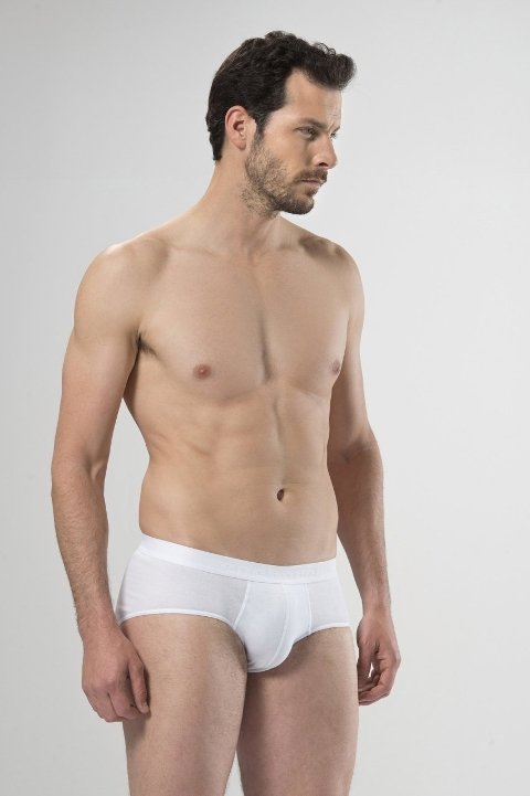 Pamuklu Kompakt Kesim 2'li Slip Cacharel 1503 - Beyaz