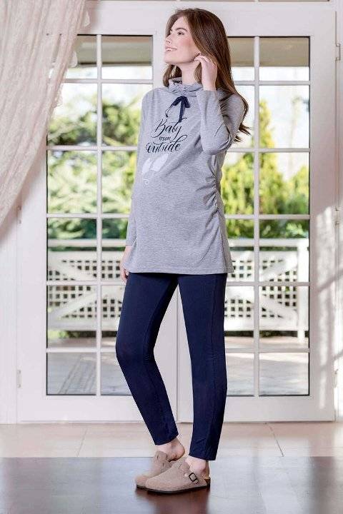 Yeni İnci Likralı Konforlu Kadın Pijama Takımı Yeni İnci 1628